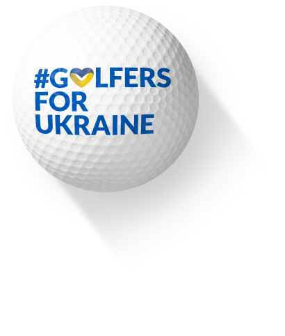 golfers for ukraine golf ball